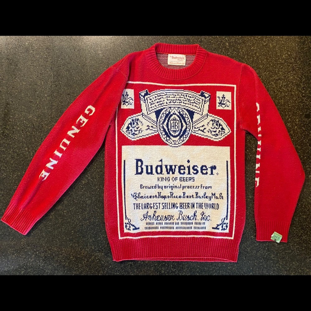 Vintage Budweiser sweater